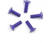 Alu Screw Allen Csk M2.5 x 8 Purple (5)