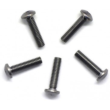 Alu Screw Allen Roundhead M3 x 12 Gray (5)