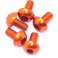 Alu Screw Allen Roundhead M2 x 4 Orange (5)