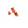 Alu Screw Allen Csk M3 x 5 Orange (5)