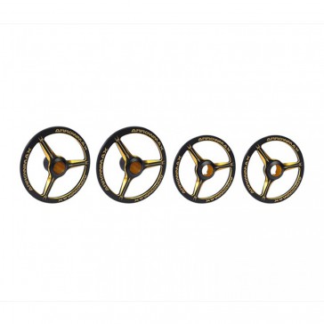 Alu Set-Up Wheel for 1/8 O/Rd-Blk Golden