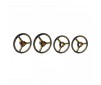 Alu Set-Up Wheel for 1/8 O/Rd-Blk Golden