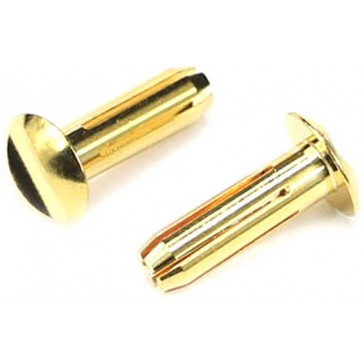 Low Profile 4mm Connector 24K - pk2