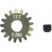 Pinion Gear 0.8mm (mod) - 17T (7075 Hard)