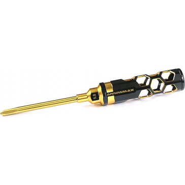 Phillips Screwdriver 5.8 x 100mm Black Golden