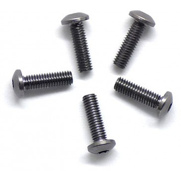 Alu Screw Allen Roundhead M3 x 10 Gray (5)