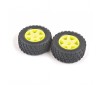 Spider Front Tyre & Wheel Set - Yellow