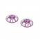 DISC.. Alloy M3 Wing Washer - Purple - pk2