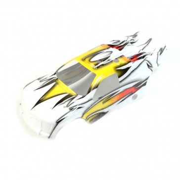 Bodyshell and Decal: Yellow/Red - Manic