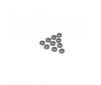 M3 Black Alloy Washers 2.00mm (pk10)