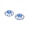 DISC.. Alloy M3 Wing Washer - Dark Blue - pk2