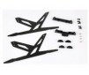 DISC.. Carbon Landing Skid Set (Black) - Blade 130X