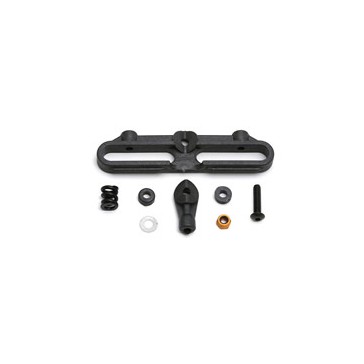 DISC.. TC3 STEERING RACK SET GRAPHITE (dis)