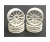 Wheel: 12 spoke 20mm - White (Pk4)