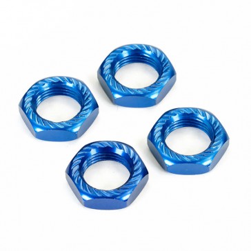 17mm X 1.0 BLUE SERRATED WHEEL NUTS (4PCS) rc8