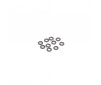 M3 Black Alloy Washers 1.00mm (pk10)