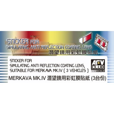 AFV Stiker anti-reflect.Merkava1/35