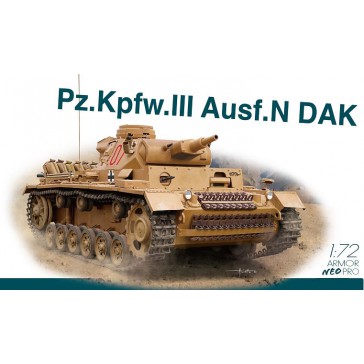 1/72 PZ.KPFW.III AUSF. N DAK W/NEO TRACK (7/20) *