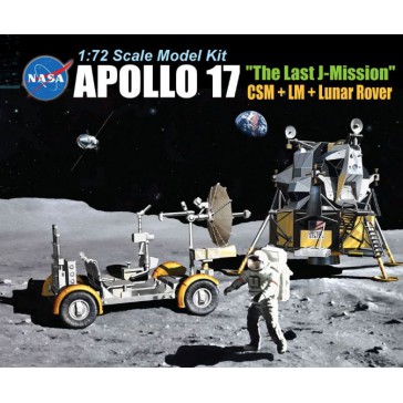 1/72 APOLLO 17 THE LAST J-MISSION CSM + LM + LR (4/20) *