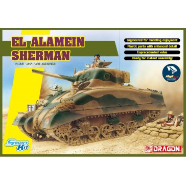 1/35 EL ALAMEIN SHERMAN W/MAGIC TRACKS