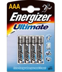 4 Piles Energizer Ultimate AAA + 2 gratuites