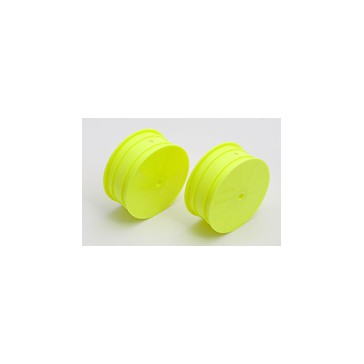 DISC.. B44 FRONT WHEEL 2.2" YELLOW (10mm HEX)