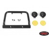 Steel Push Bar Front Bumper W/ Yellow Flood Lights