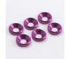 M4 SHIM WASHERS (6) PURPLE