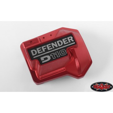 Defender D110 Diff Cover for Traxxas TRX-4 (Red)