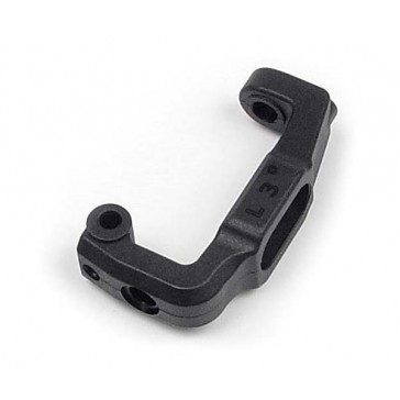 Composite C-Hub Front Block, Left Soft Caster 3 deg.