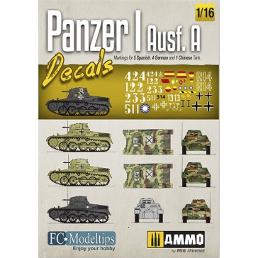 1/16 PANZER I AUSF. A. DECALS