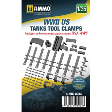 1/35 WWII US TANKS TOOL CLAMPS