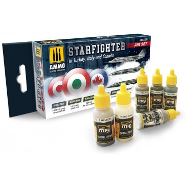 STARFIGHTER IN TURKEY, ITALY AND CANADA 6 JARS 17 ML