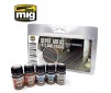 DEPOT AREAS SLUDGE TRACKS WEATHERING SET 5 JARS 35 ML