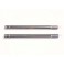 Shock shafts, steel, chrome finish (long) (2)