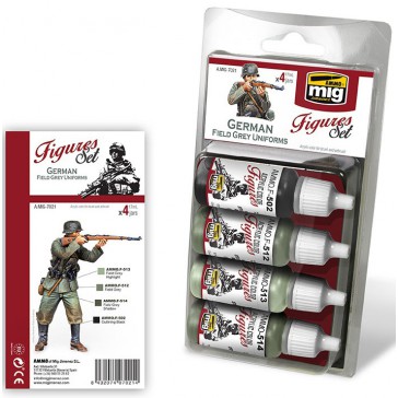 GERMAN FIELD GREY UNIFORMS 4 JARS 17 ML