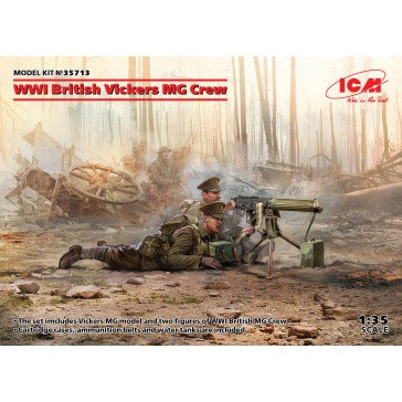 WWI British Vickers MG Crew 1/35