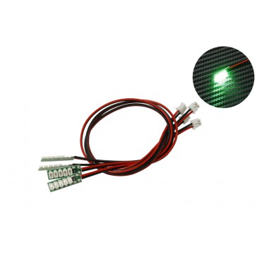 DISC.. Green LED (JR 2-Pin flat connector) x4