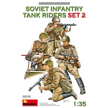 Soviet infantry Tank riders Set2  1/35