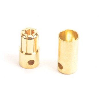 6.5mm Plugs - Male & Female - 2prs