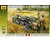 1/35 SOVIET MOTORCYCLE M-72 W/MORTAR (RR) (4/21) *