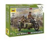 1/72 SOVIET MOTORCYCLE M-72 WITH SIDECAR AND CREW WWII