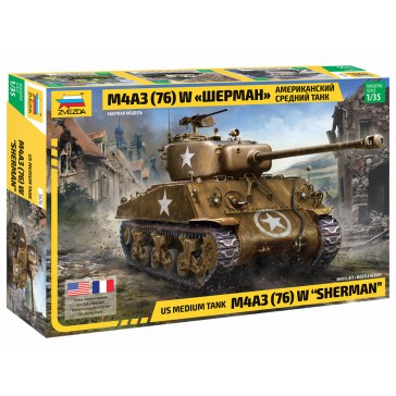 1/35 US MEDIUM TANK M4A3 (76) W SHERMAN