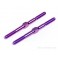 DISC.. TITANIUM TURNBUCKLE M3x46mm (2pcs/PURPLE)