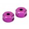 ALUMINIUM BOTTOM SHOCK CAP(NO GROOVE/PURPLE/2PC