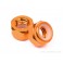 DISC.. ALUMINUM LOCK NUT M5 (ORANGE/10pcs)