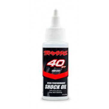 Oil, shock (40 wt, 500 cSt, 60cc) (silicone)