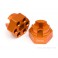 DISC.. ALUMINUM HEX HUB (0mm OFFSET/ORANGE)