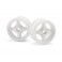 DISC.. MX60 FOUR SPOKE WHEEL WHITE (0mm OFFSET/2pcs)