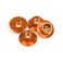 DISC.. ECROU EPAULE ALU 4MM ORANGE S4